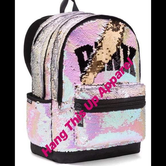 PINK Victoria's Secret Handbags - VS PINK BLING CAMPUS BACKPACK